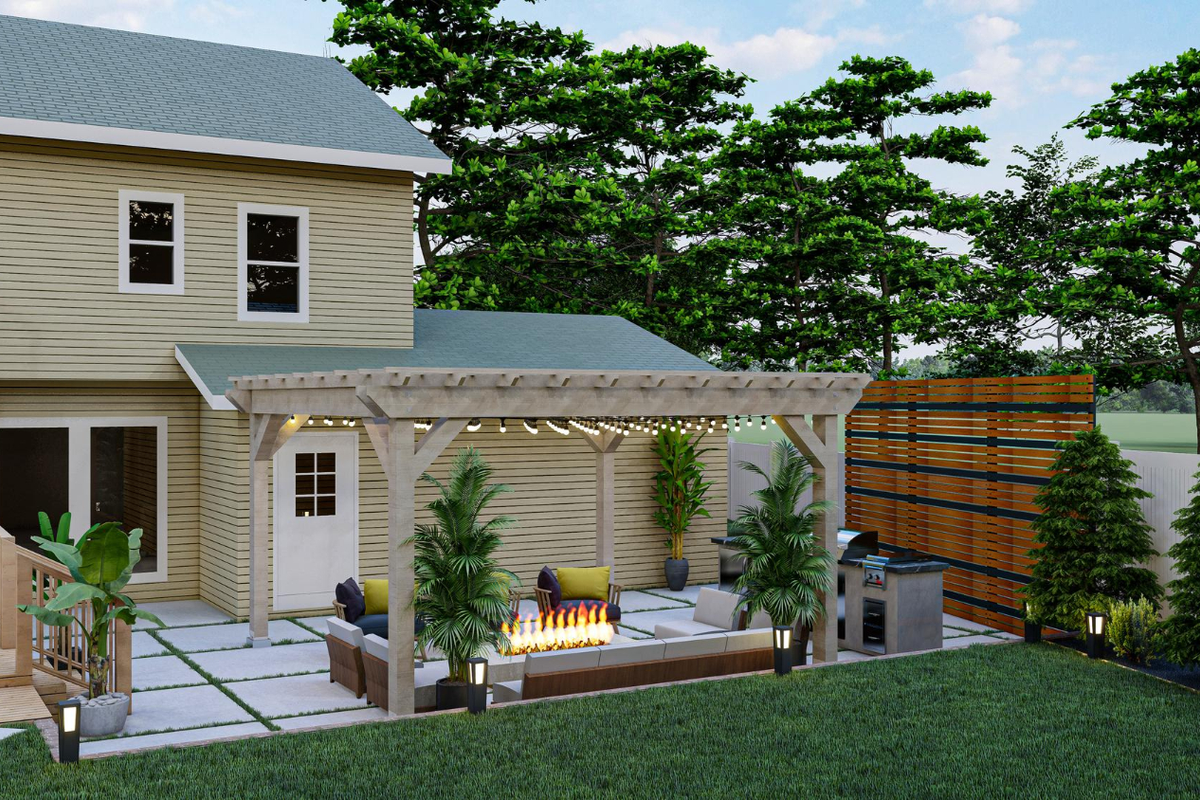 Modern backyard ADU with outdoor seating area – Mister ADU